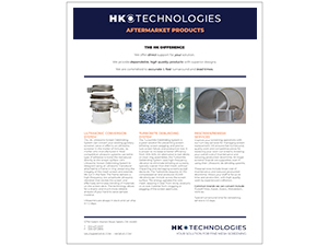 Fine Mesh Screening Aftermarket Products Offerings - HK Technologies